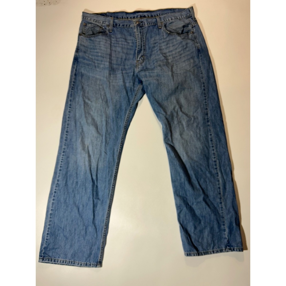 Levi s 569 Loose Straight Jeans Mens 40x34 Blue Good Medium Wash Denim
